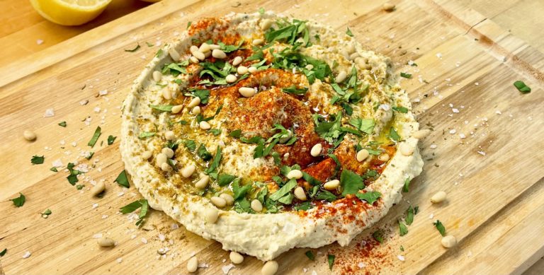 Silkiest Hummus from Dried Chickpeas