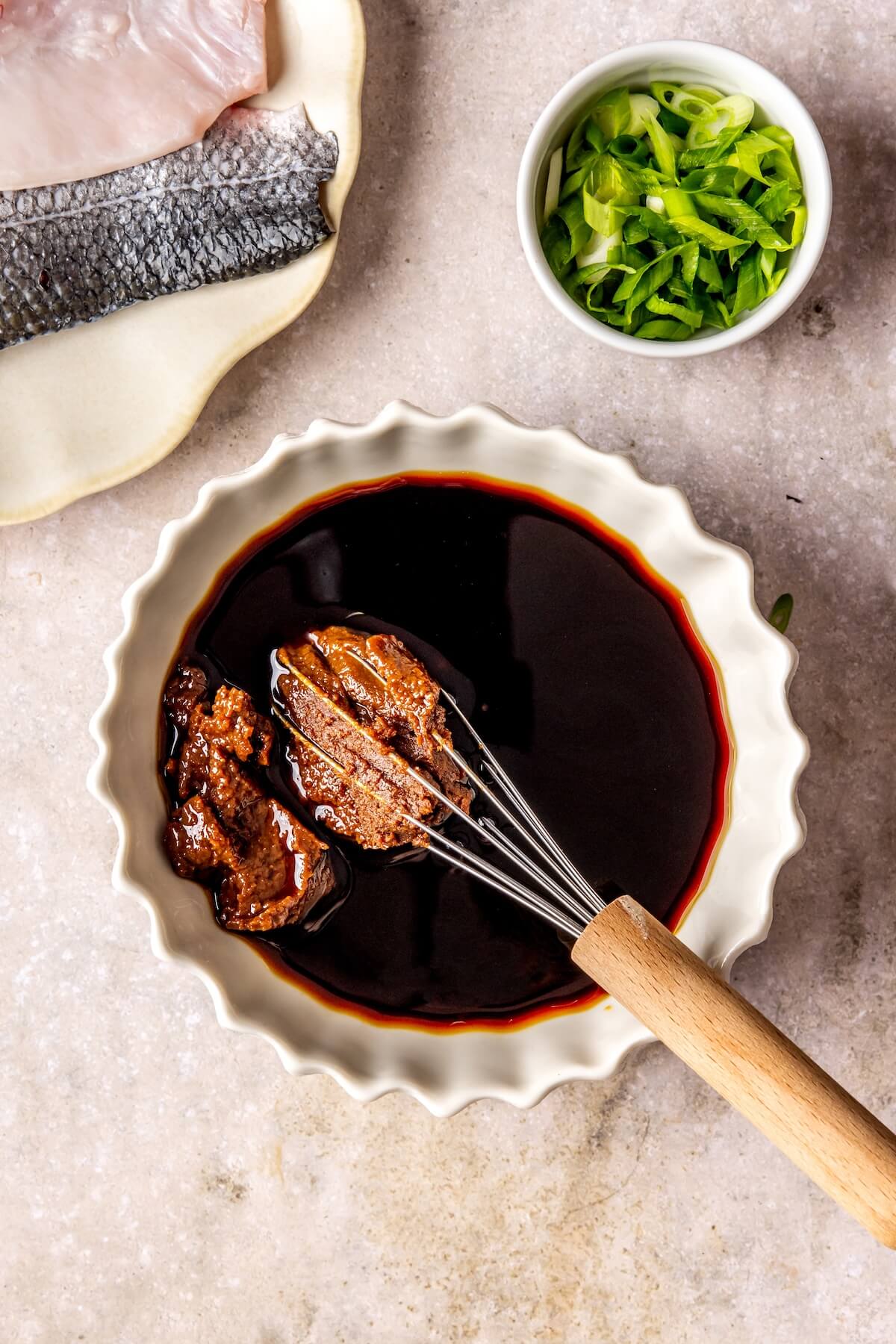How to Make Miso Chilean Sea Bass Step 1 - Olivia Adriance
