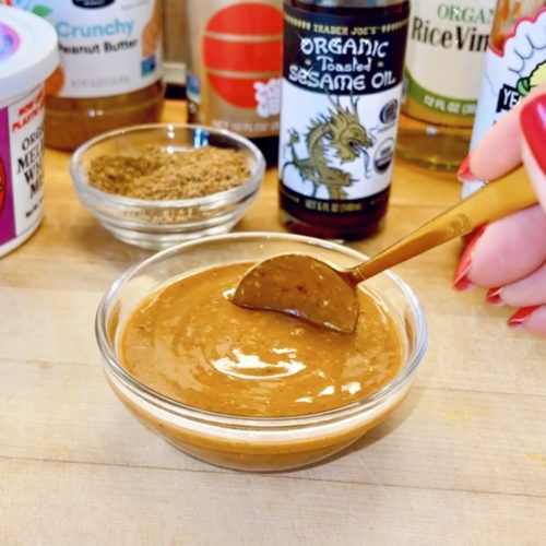 Roasted Shallot Peanut Sauce Recipe 