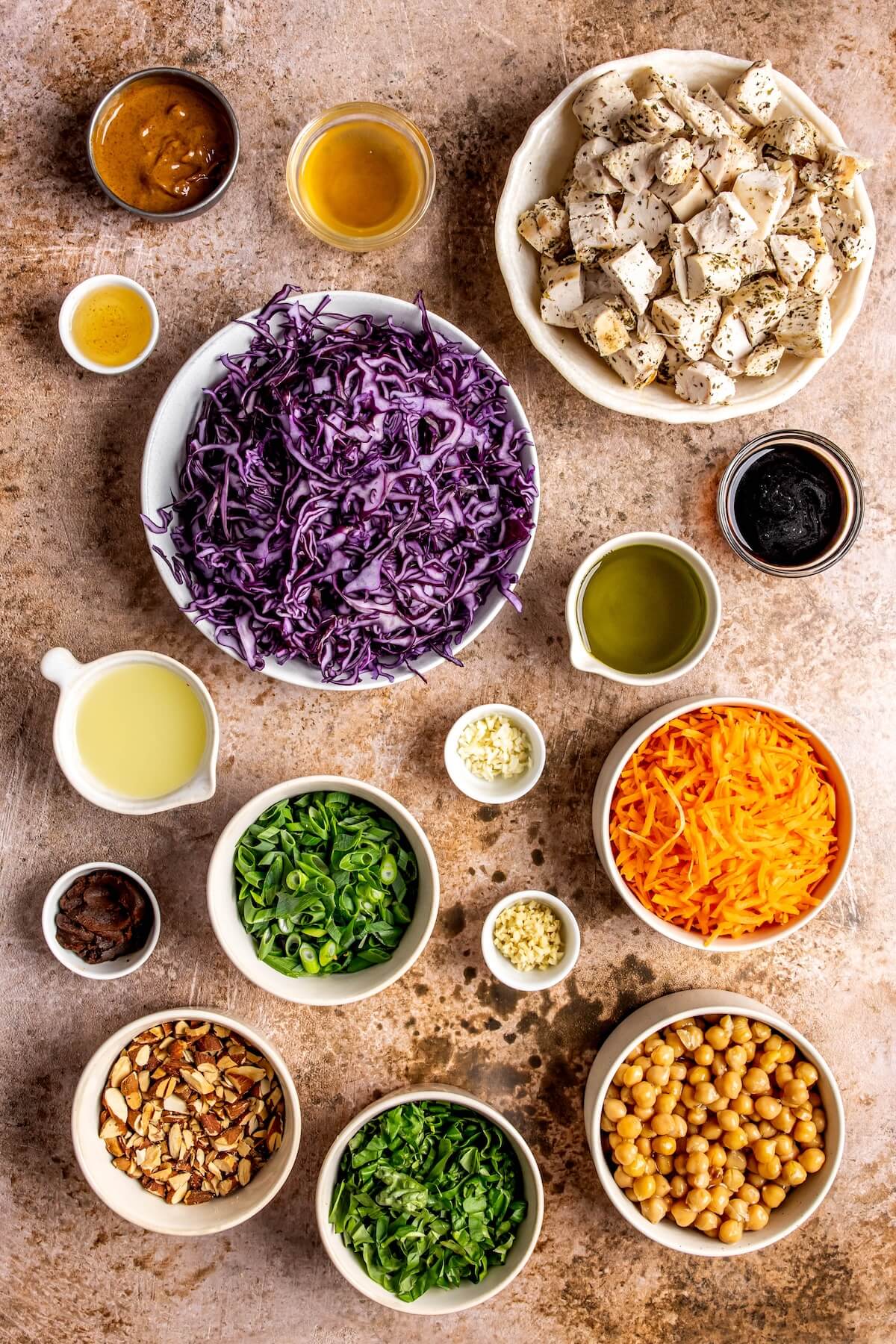 Ingredients for Thai Chicken Salad - Olivia Adriance