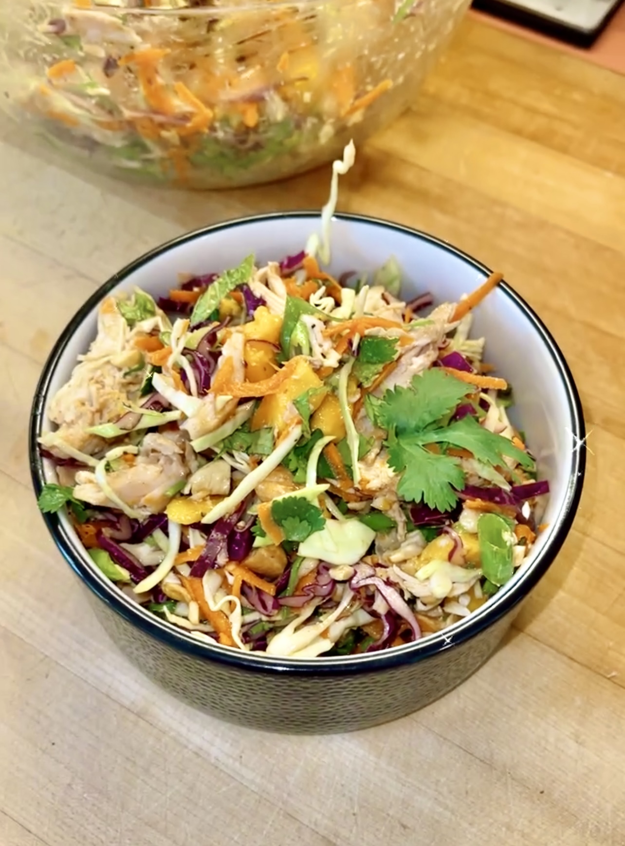 Paleo Thai Minced Chicken Herbal Salad