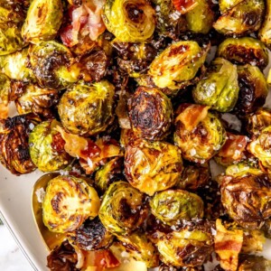 Crispy Baked Brussels Sprouts - Olivia Adriance