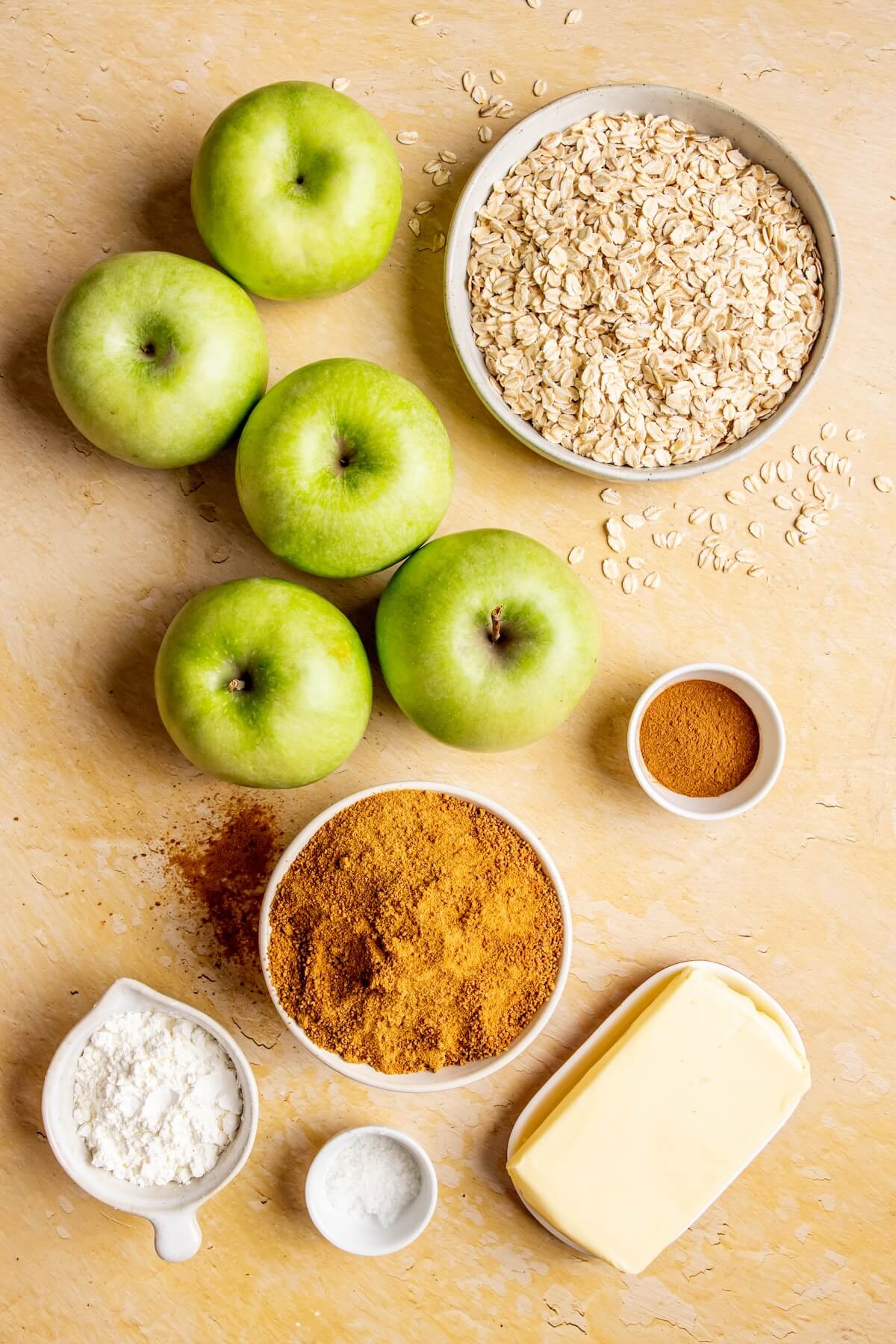 Gluten Free Apple Crisp Ingredients - Olivia Adriance