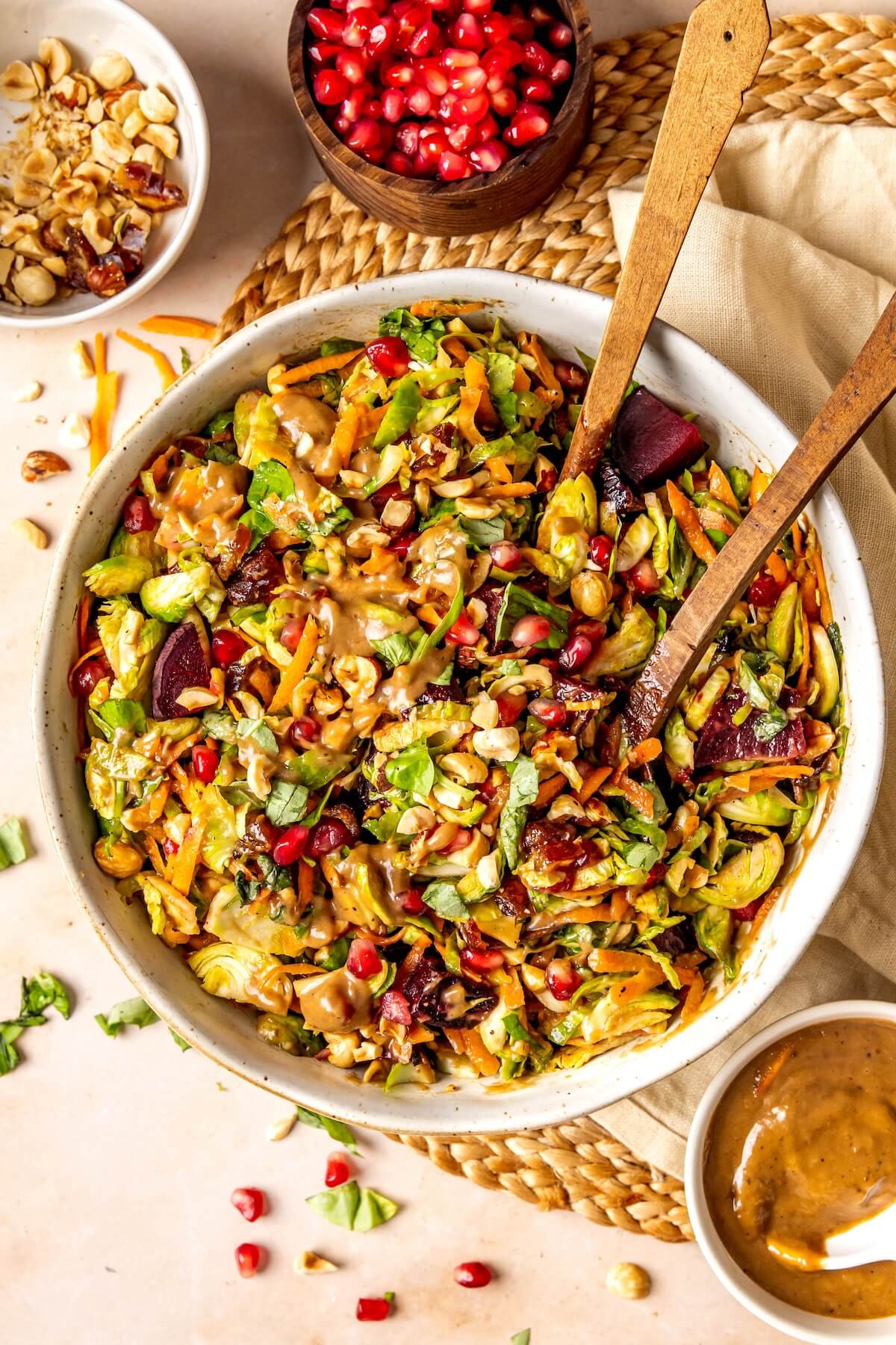Shaved Brussels Sprout Winter Salad - Olivia Adriance