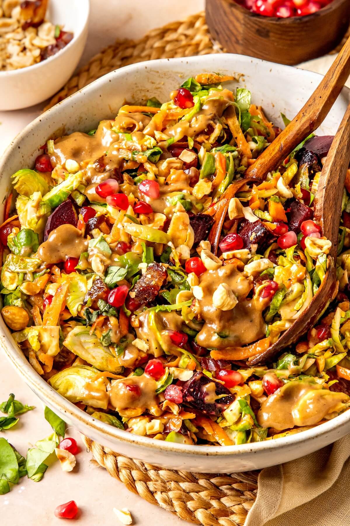 Shaved Brussels Sprout Winter Salad - Olivia Adriance