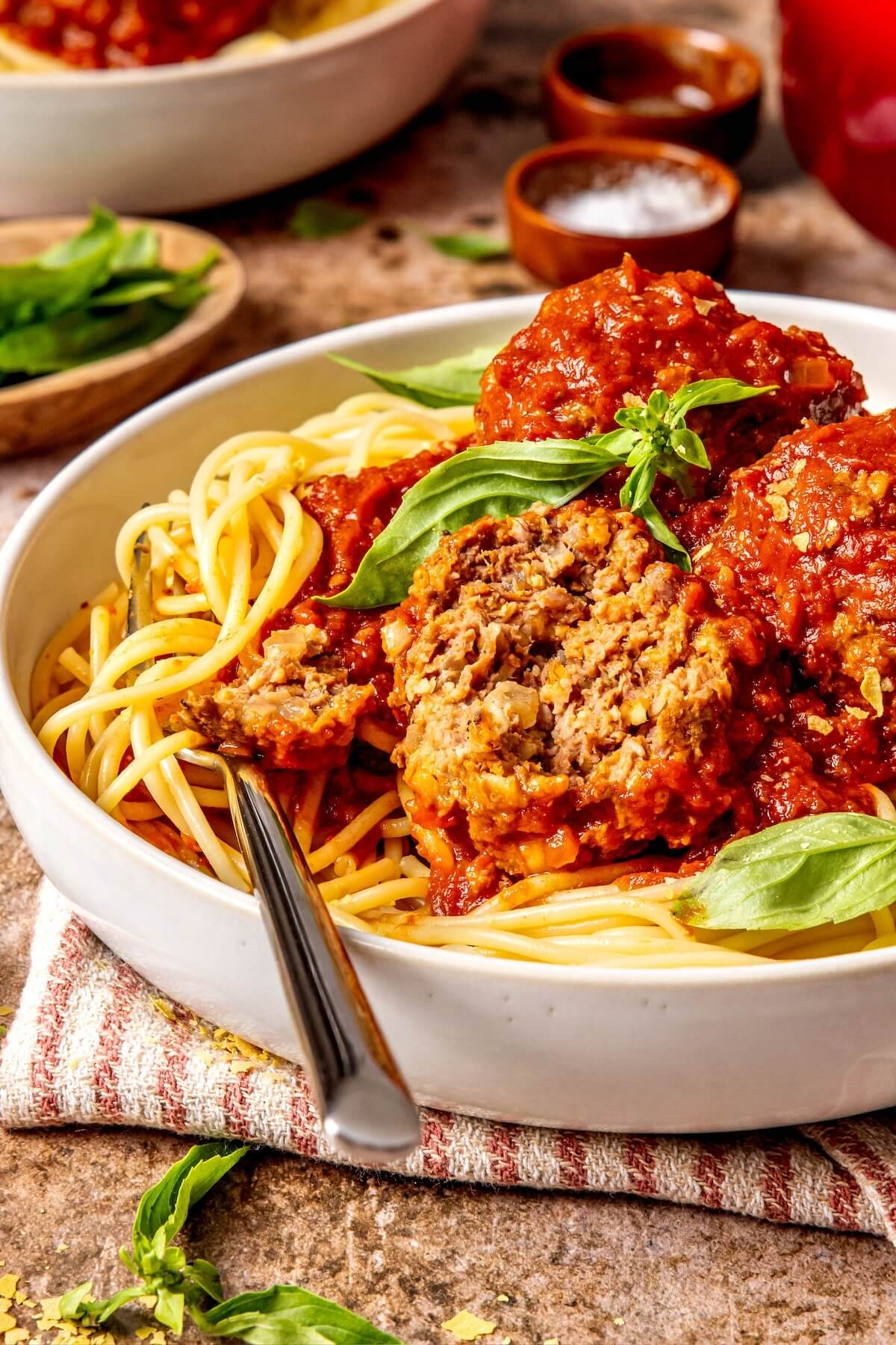 Gluten-Free Dairy-Free Spaghetti and Meatballs - Olivia Adriance