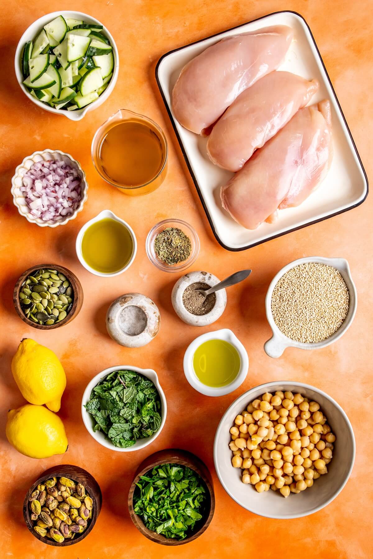 Ingredients for Jennifer Anniston Salad - Olivia Adriance
