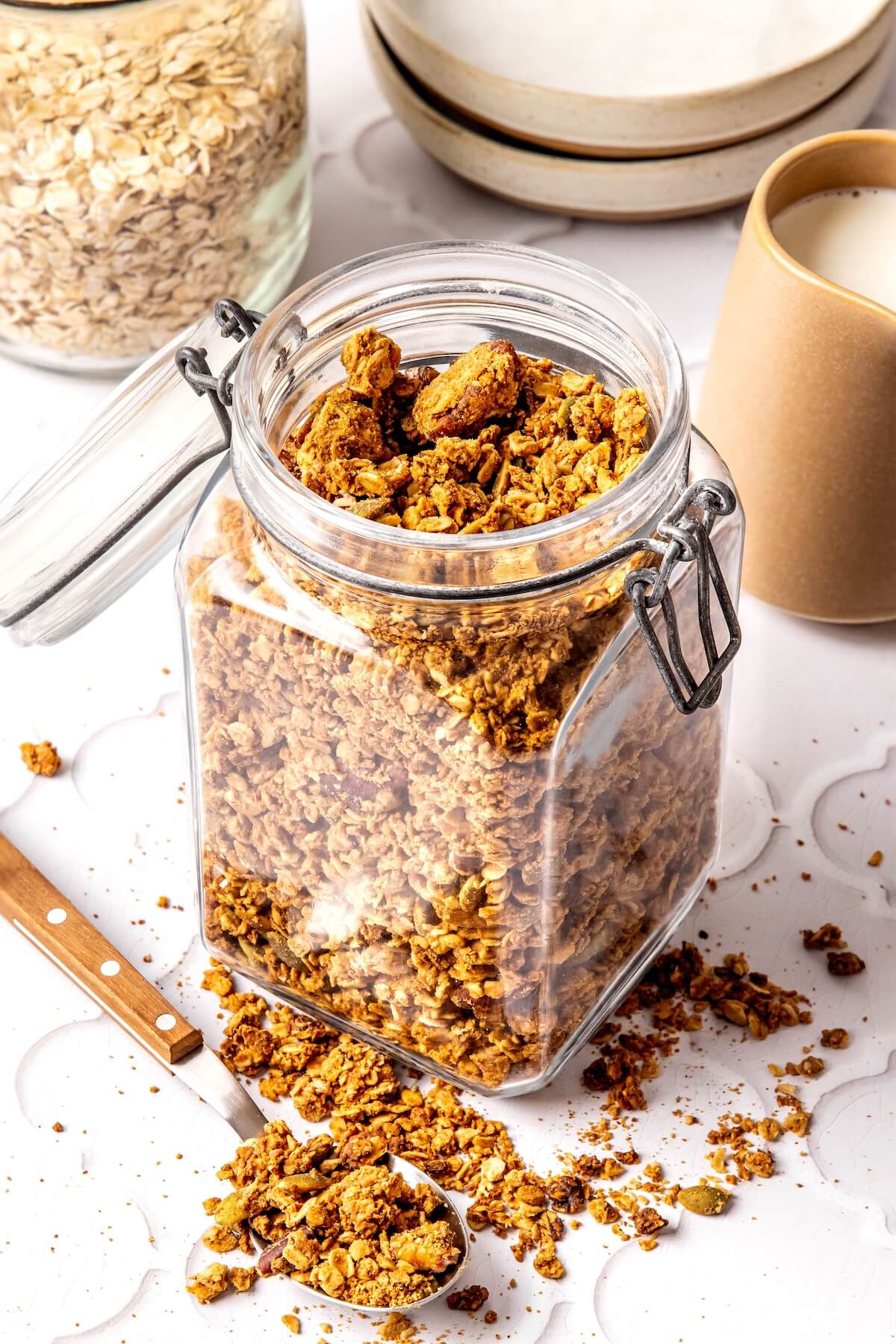 Maple Peanut Butter Granola - Olivia Adriance