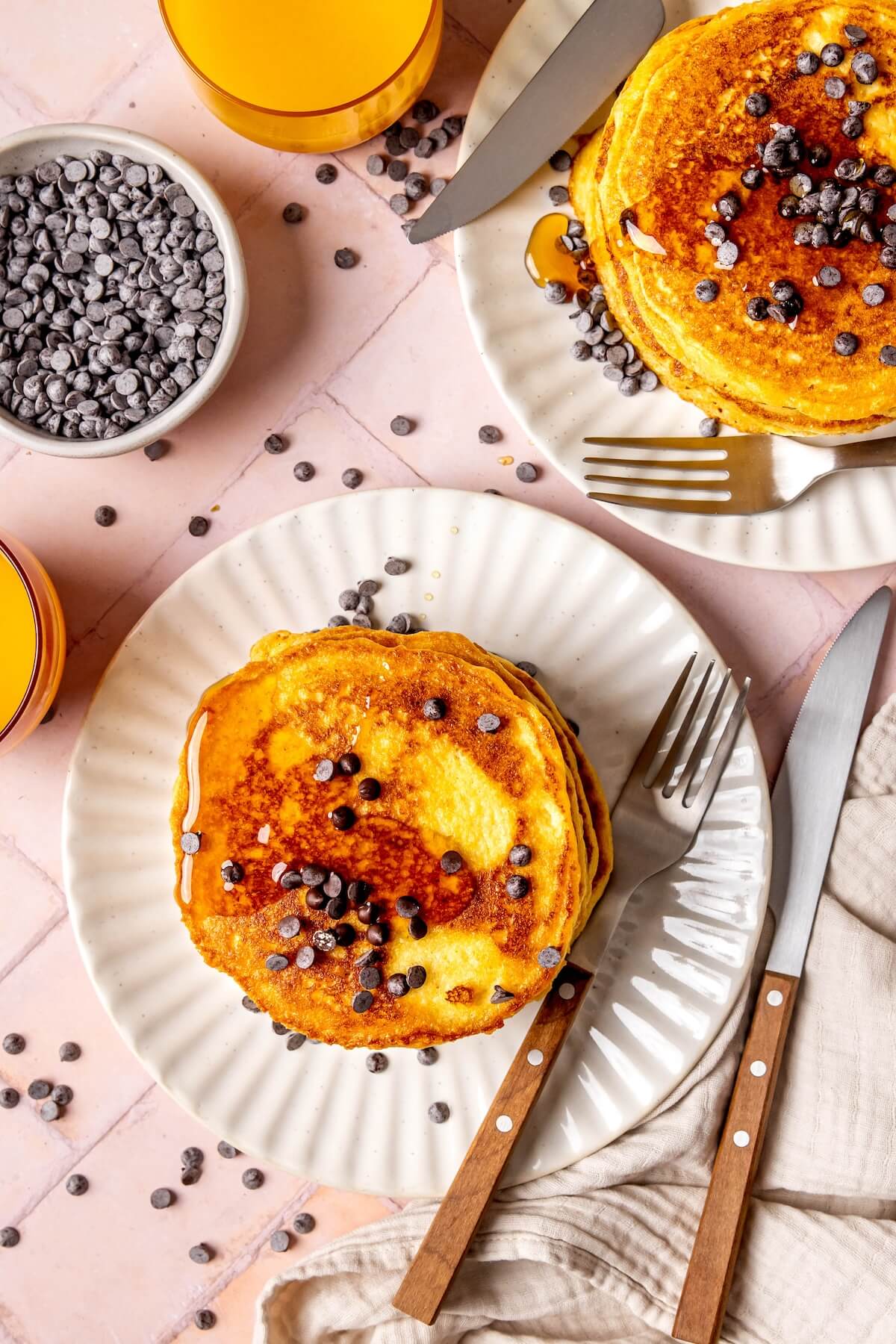 Gluten Free Fluffy Almond Flour Pancakes - Olivia Adriance