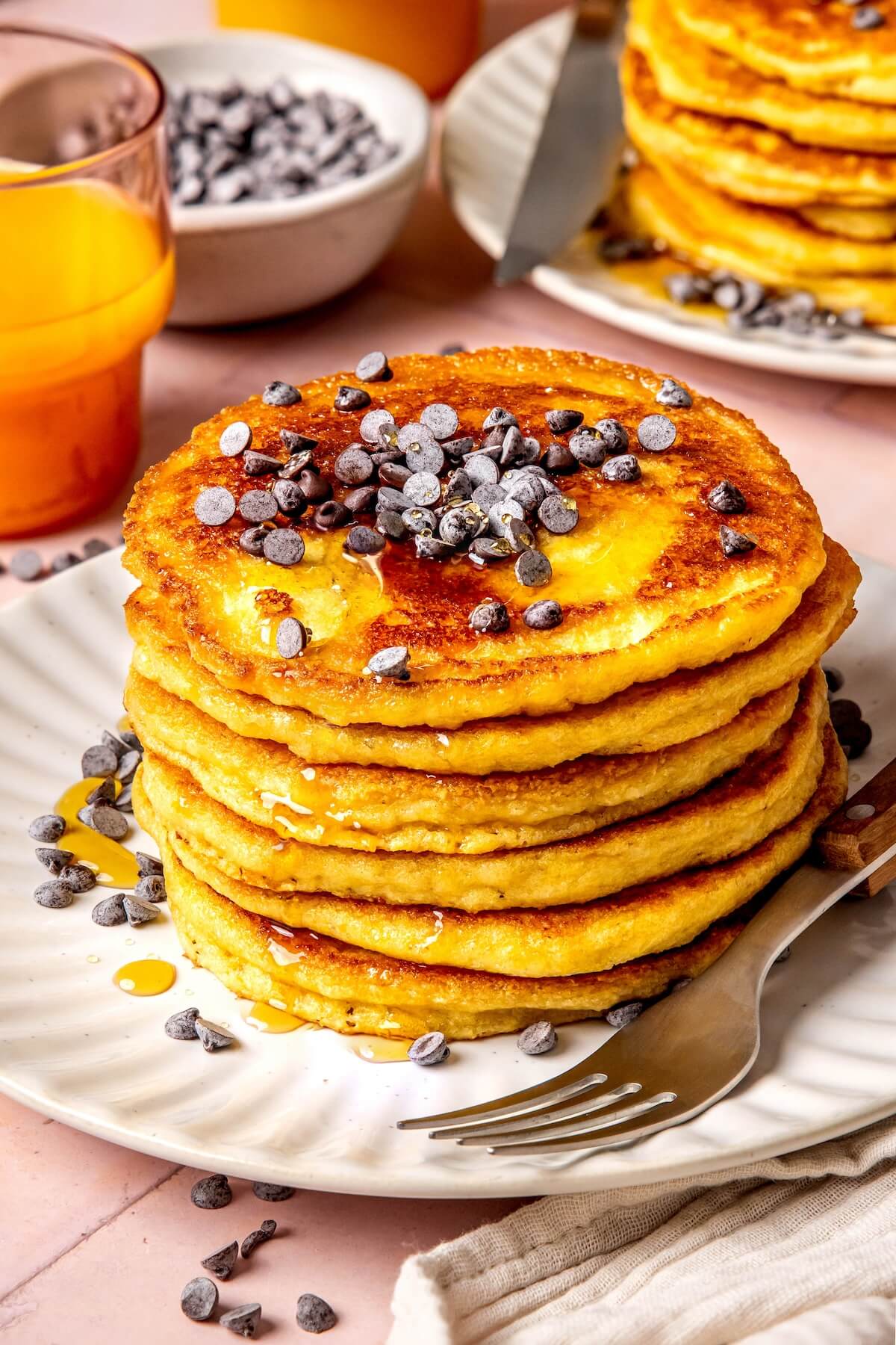 Gluten Free Fluffy Almond Flour Pancakes - Olivia Adriance