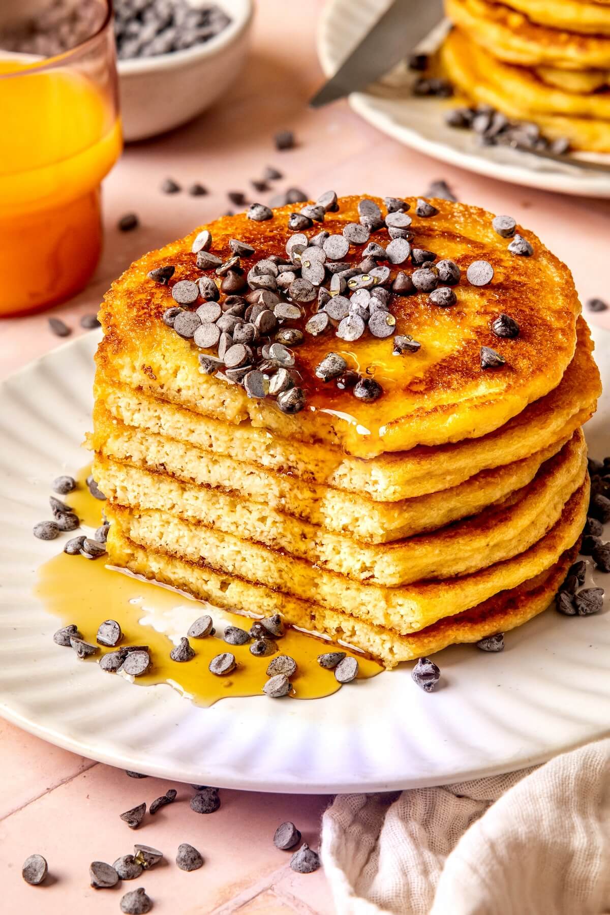 Gluten Free Fluffy Almond Flour Pancakes - Olivia Adriance