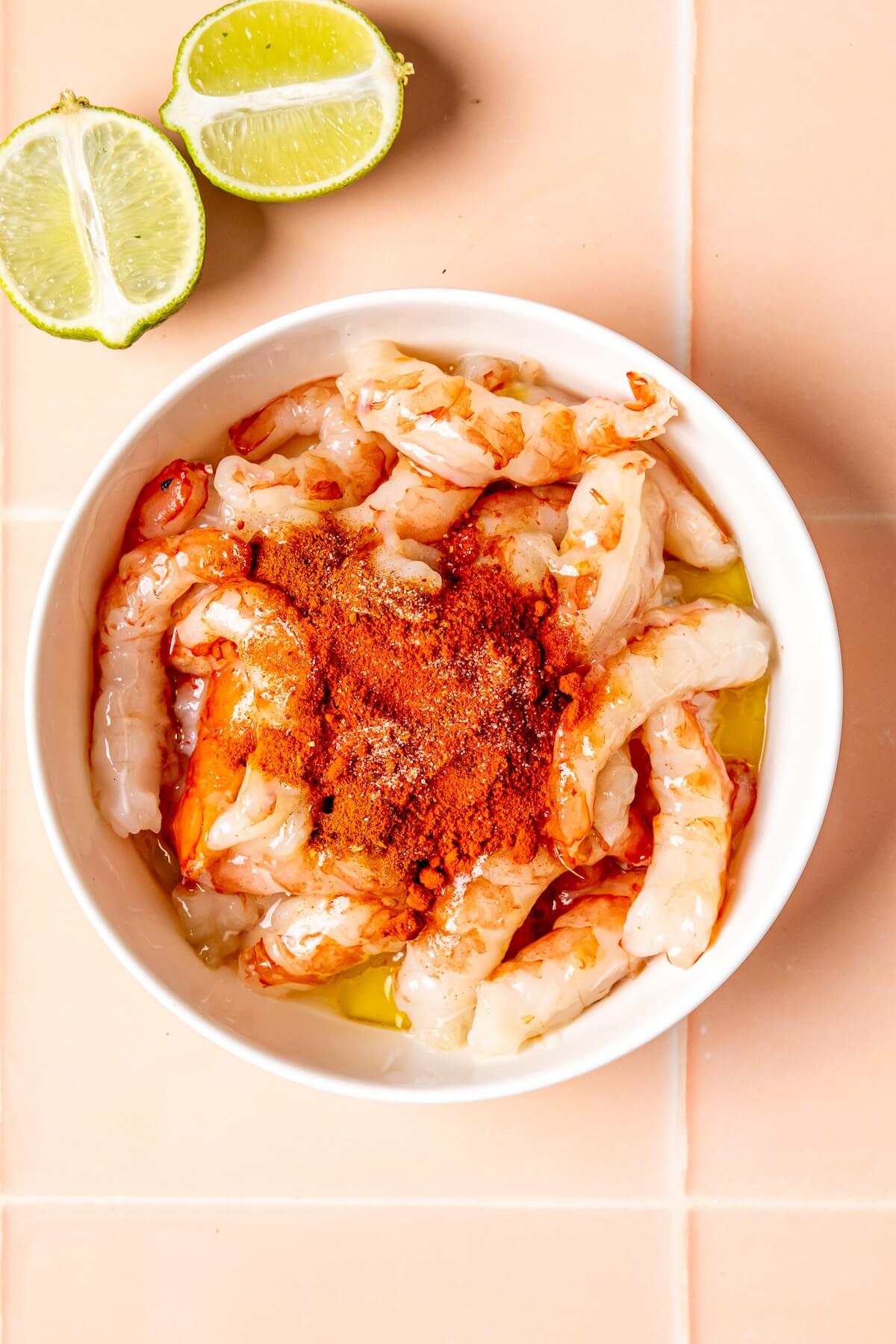 How to Make Shrimp Tacos with Corn Salsa Step 1 - Olivia Adriance