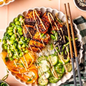 Spicy Salmon Sushi Bowls - Olivia Adriance