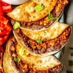 Crispy Baked Ground Beef Tacos - Olivia Adriance