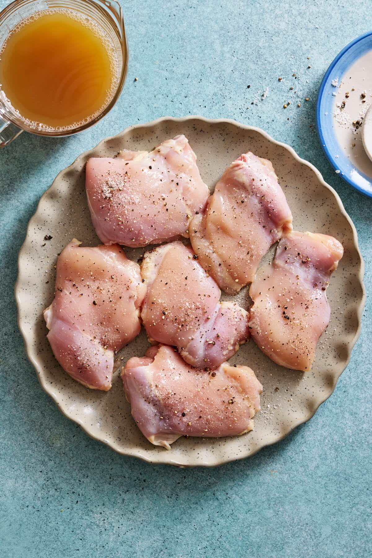 How to Make Pan Seared Chicken Thighs Step 1 - Olivia Adriance