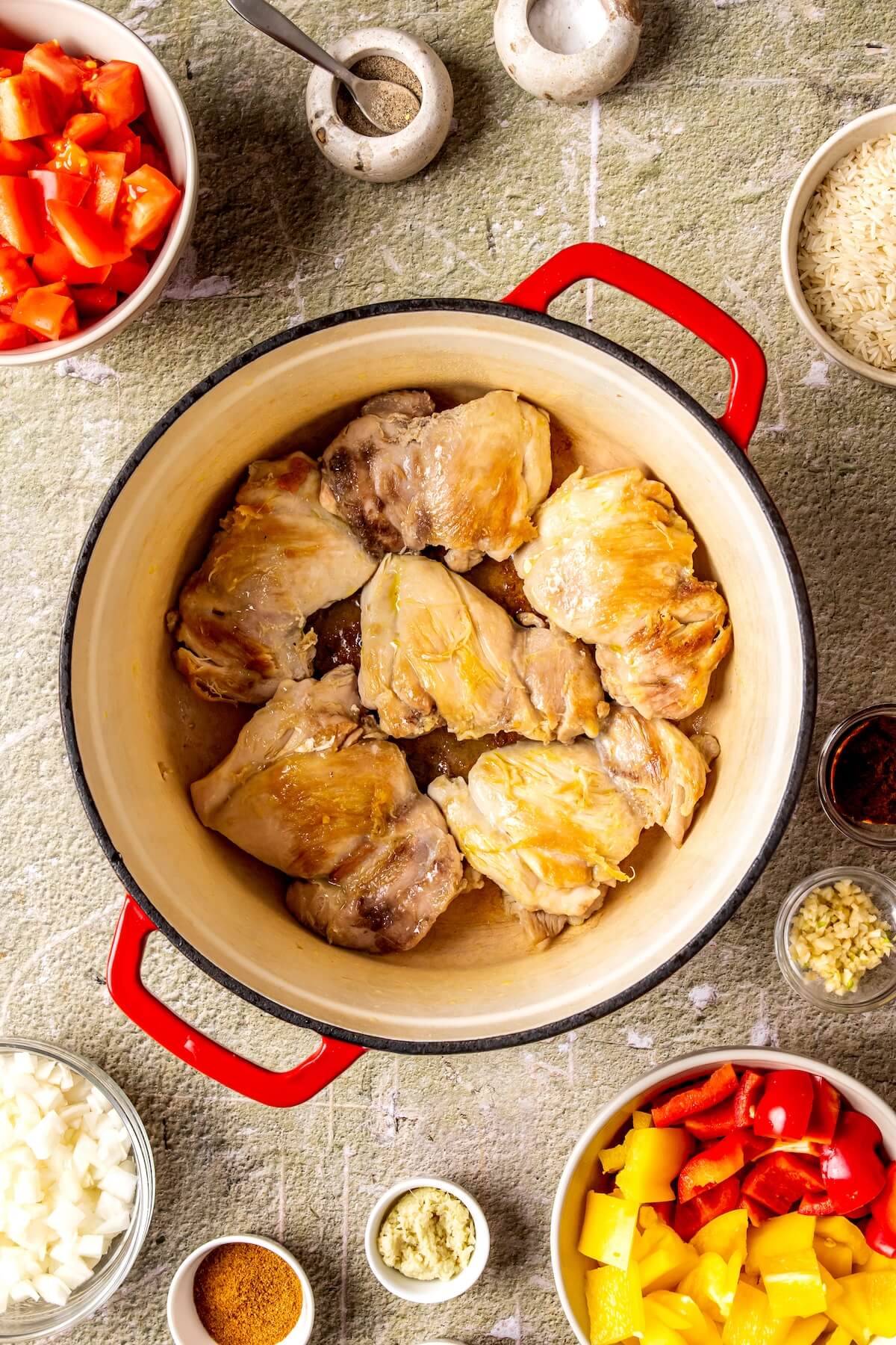 How to Make One Pot Thai-Inspired Chicken and Rice Step 1 - Olivia Adriance