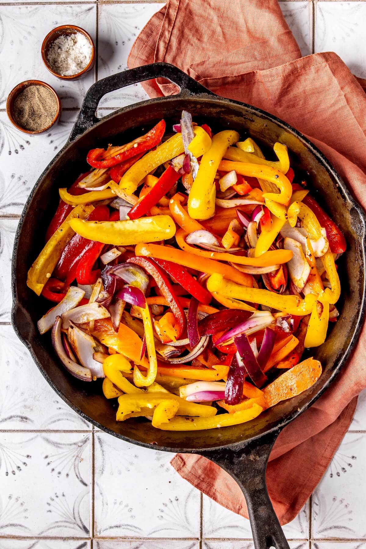 How to Make Salsa Marinated Stovetop Chicken Fajitas Step 5 - Olivia Adriance