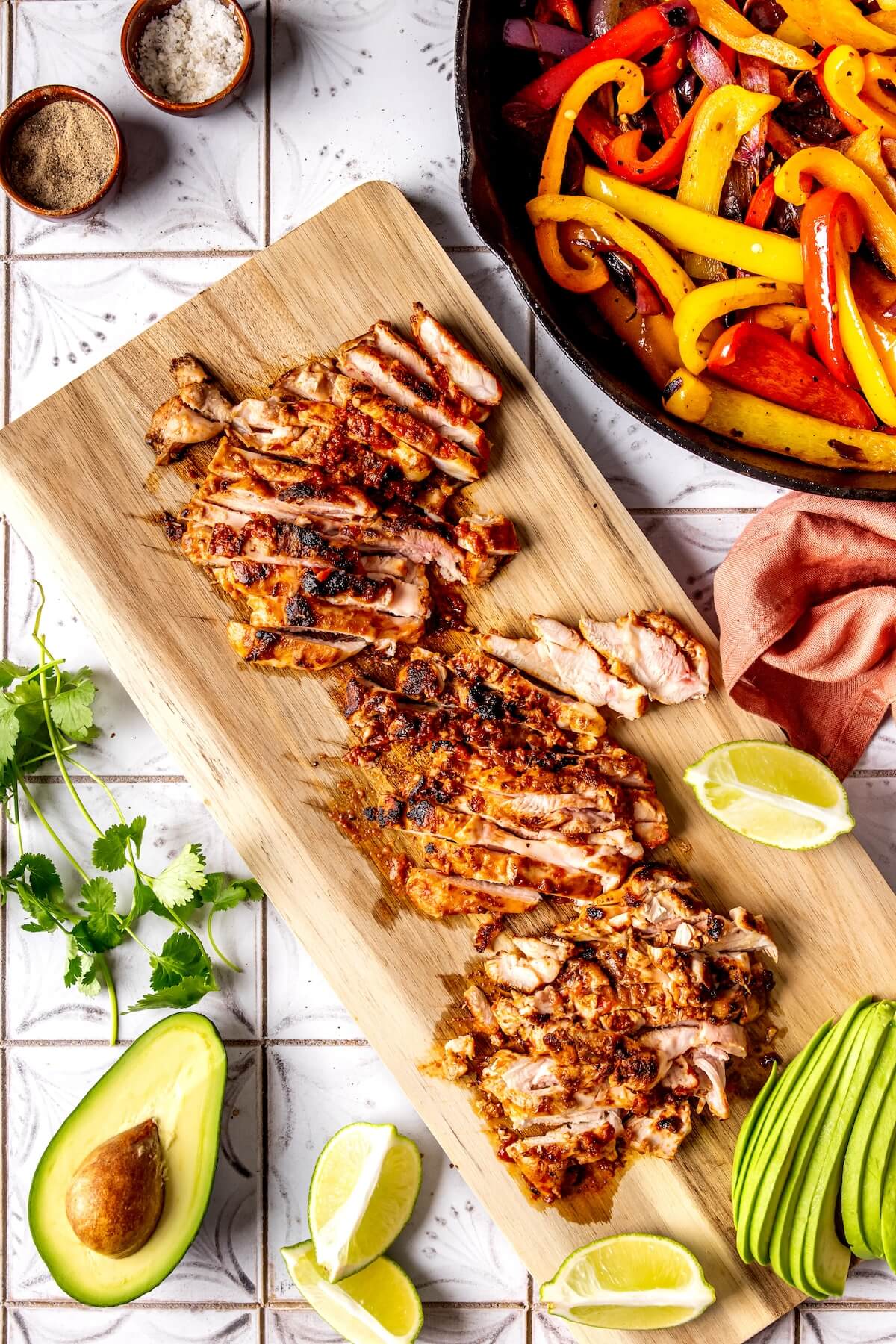 How to Make Salsa Marinated Stovetop Chicken Fajitas Step 6 - Olivia Adriance