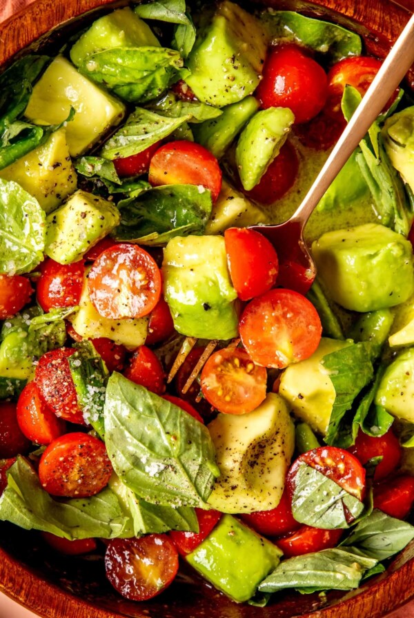 Avocado Tomato Herb Salad - Olivia Adriance