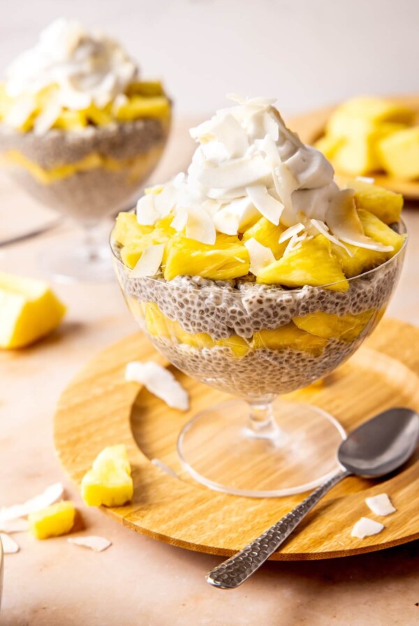 Piña Colada Chia Pudding - Olivia Adriance