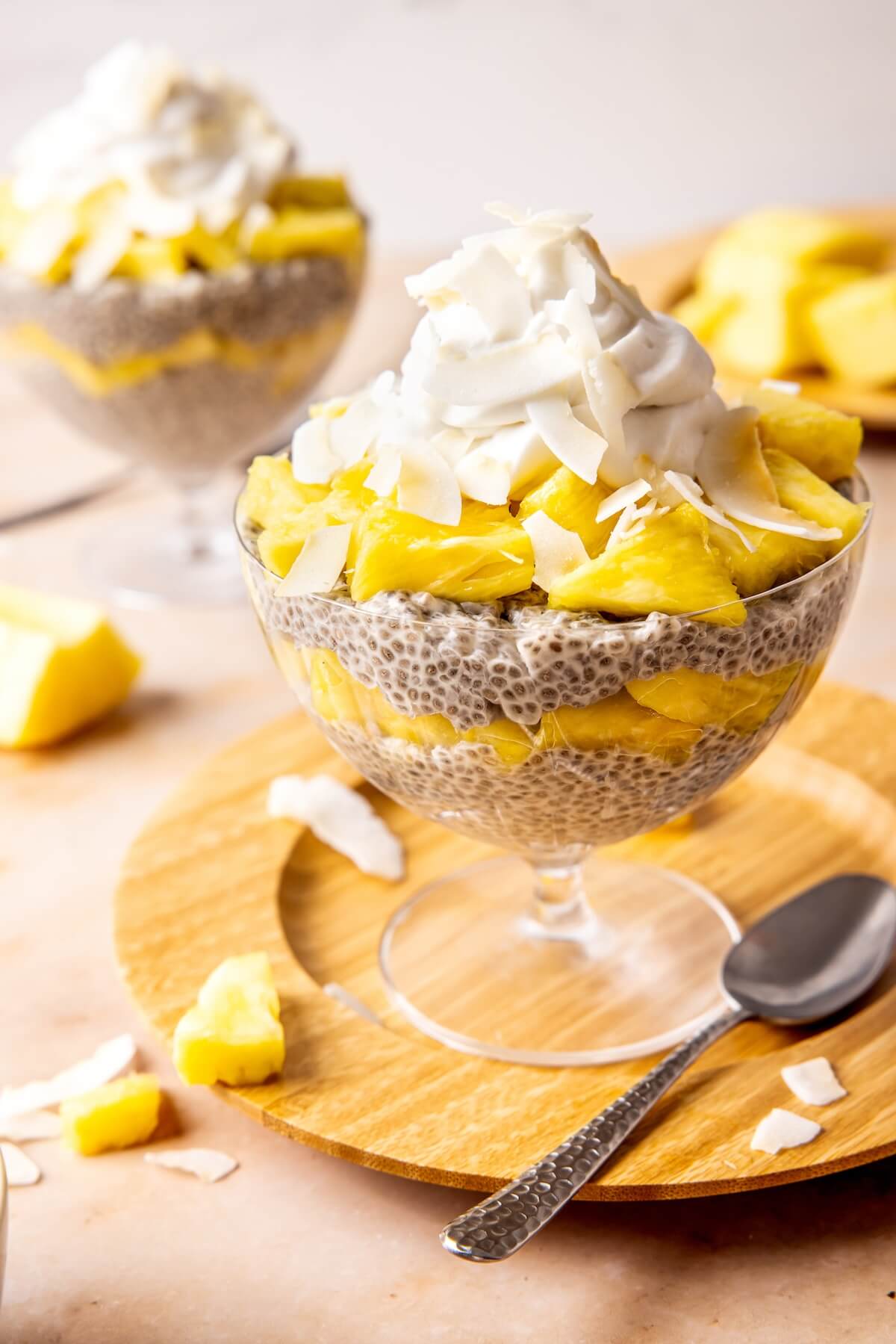 Piña Colada Chia Pudding - Olivia Adriance