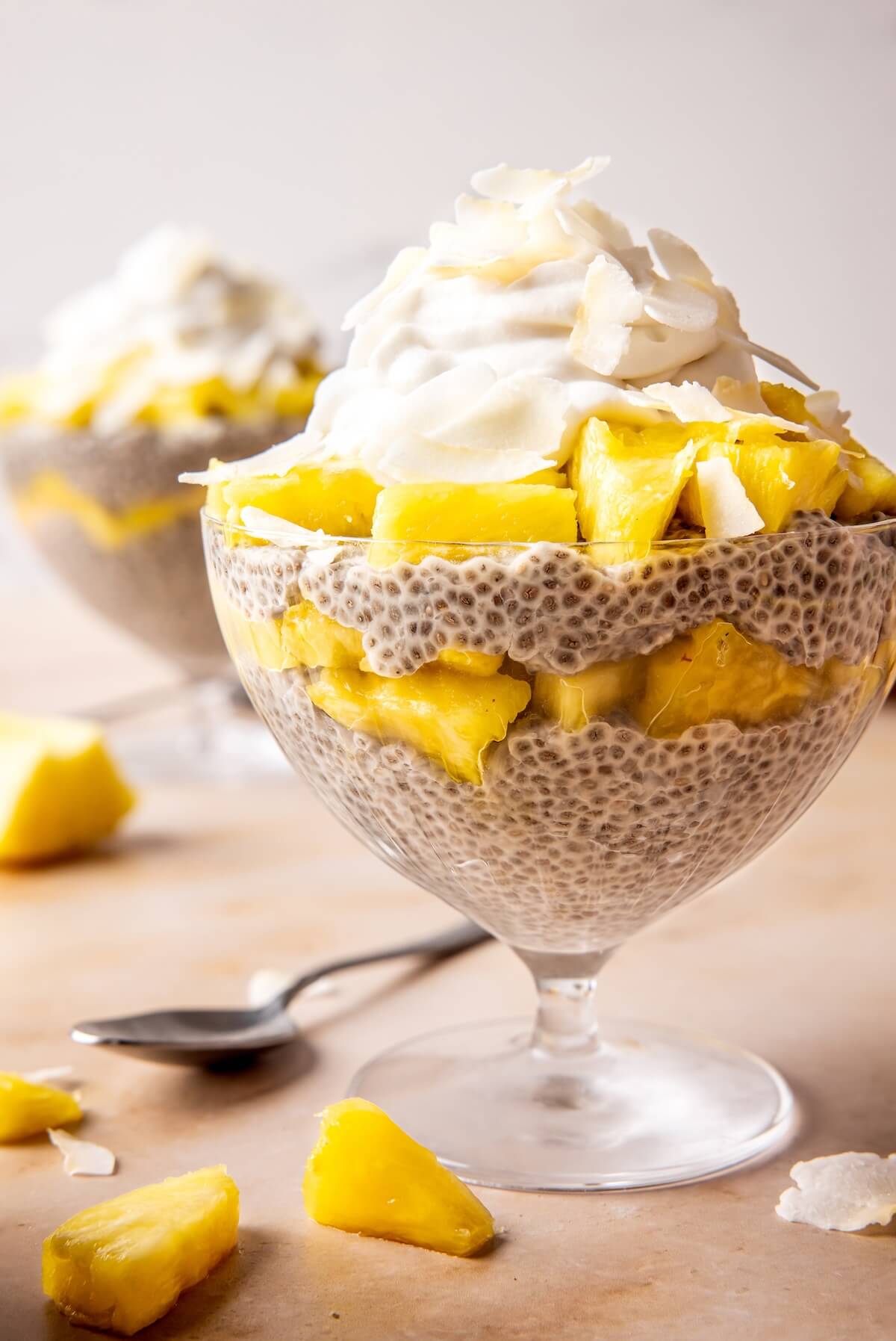 Piña Colada Chia Pudding - Olivia Adriance