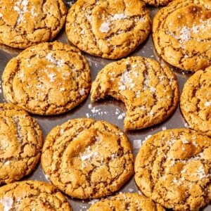 Salted Vanilla Cashew Butter Cookies - Olivia Adriance