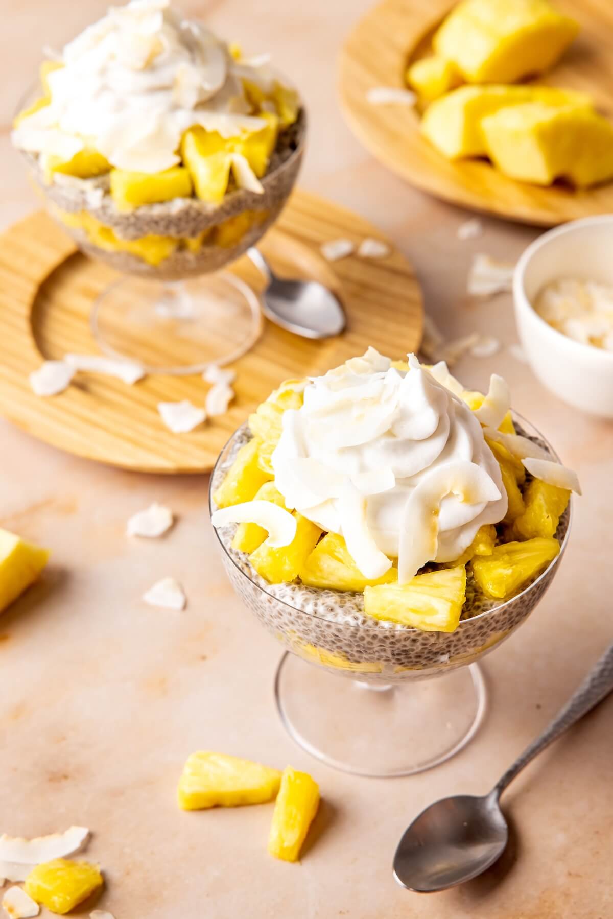Piña Colada Chia Pudding - Olivia Adriance