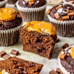 Gluten Free Double Chocolate Zucchini Blender Muffins - Olivia Adriance