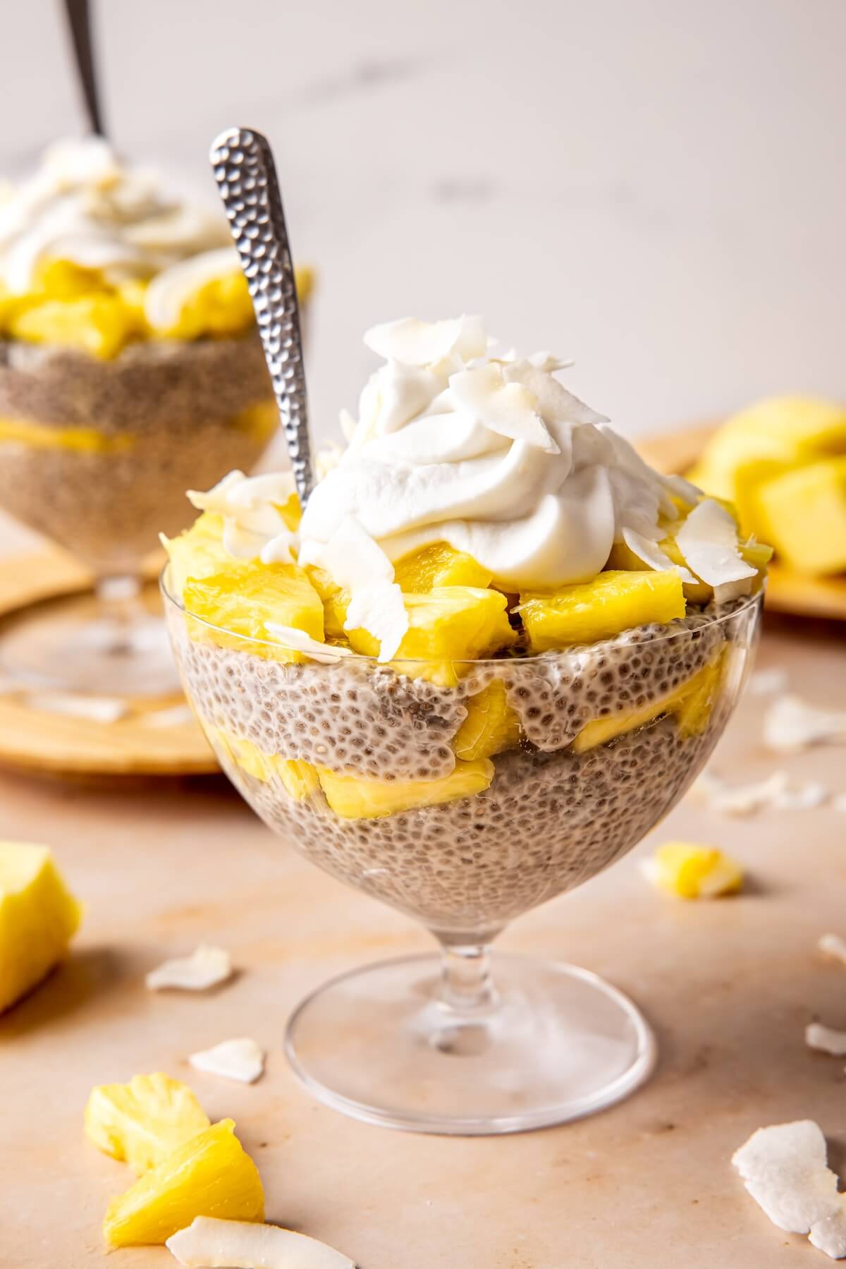 Piña Colada Chia Pudding - Olivia Adriance
