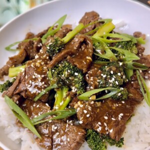 ONE SKILLET BEEF AND BROCCOLI - Olivia Adriance