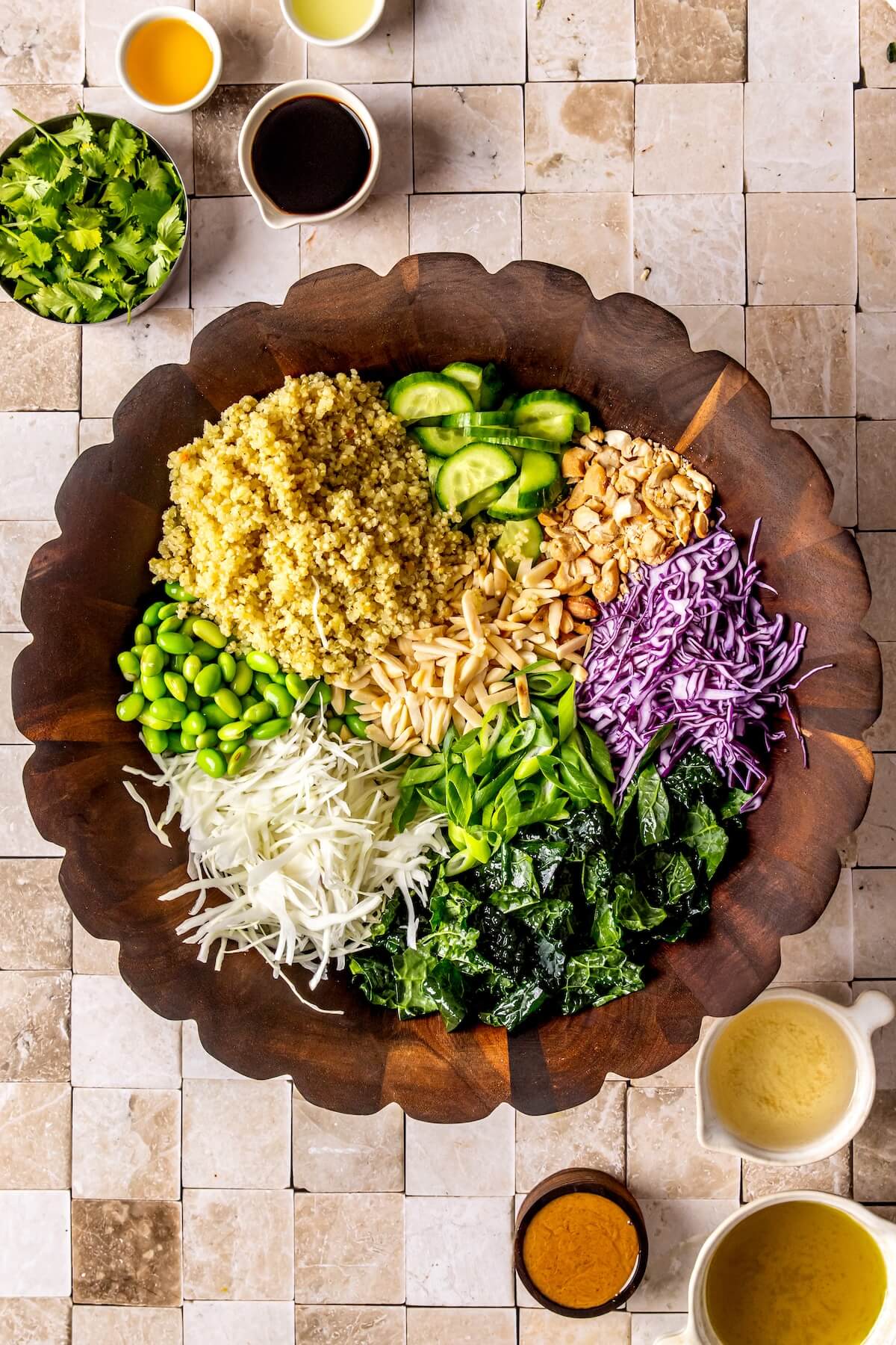 How to Make Edamame Quinoa Crunch Salad Step 4 - Olivia Adriance