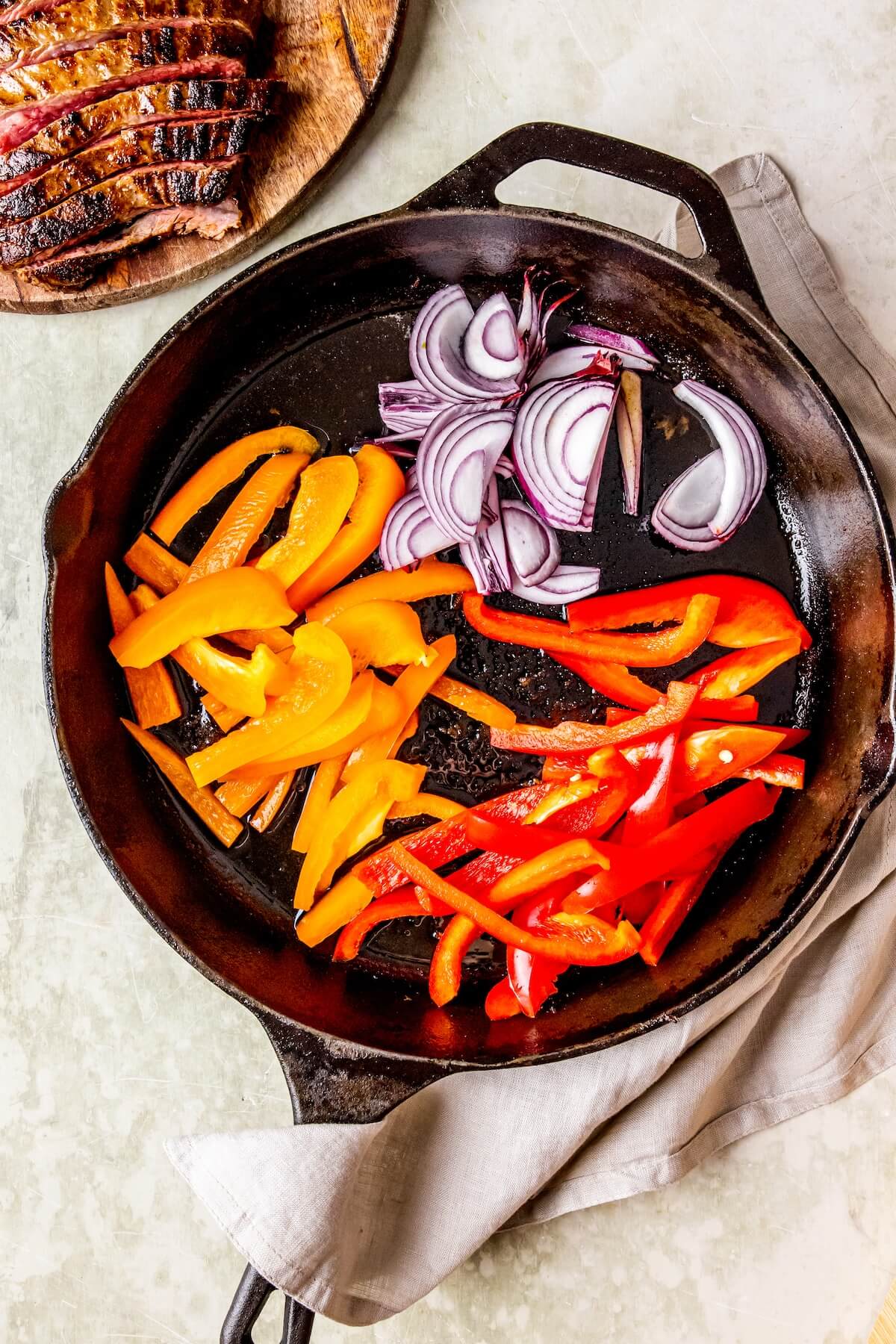 Marinated Steak Fajita Bowls Step 6 - Olivia Adriance