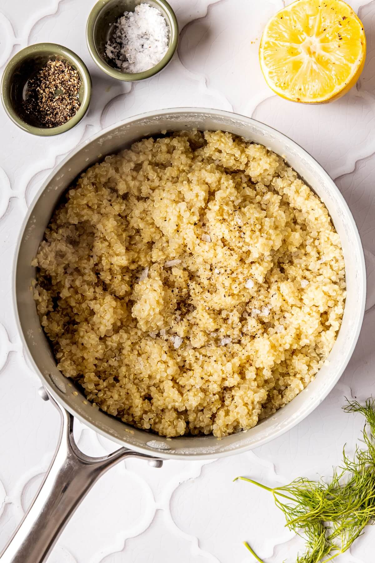 How to Make Mustard Salmon and Lemony Quinoa Step 6 - Olivia Adriance