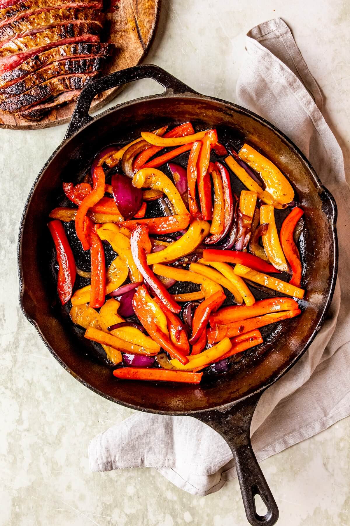 Marinated Steak Fajita Bowls Step 7 - Olivia Adriance
