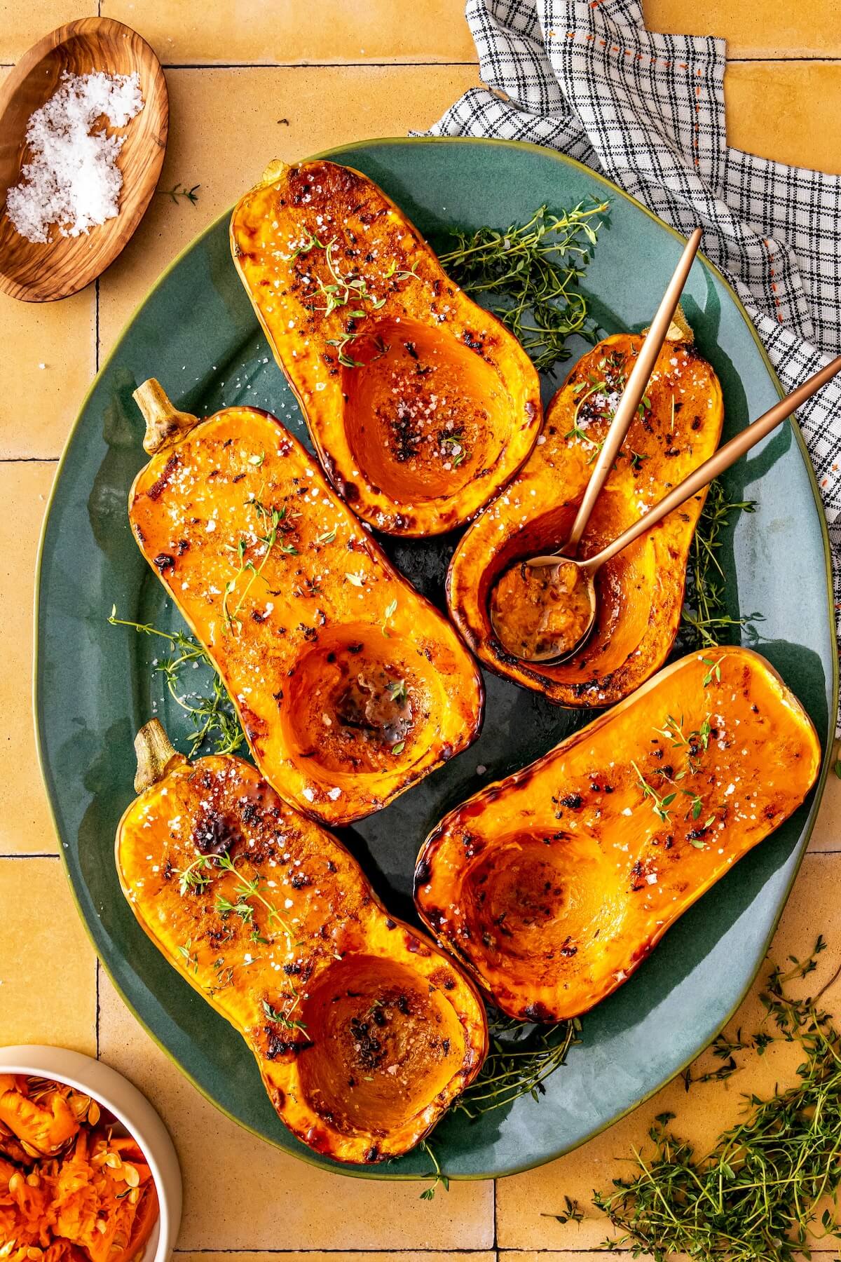 Maple Roasted Honeynut Squash - Olivia Adriance