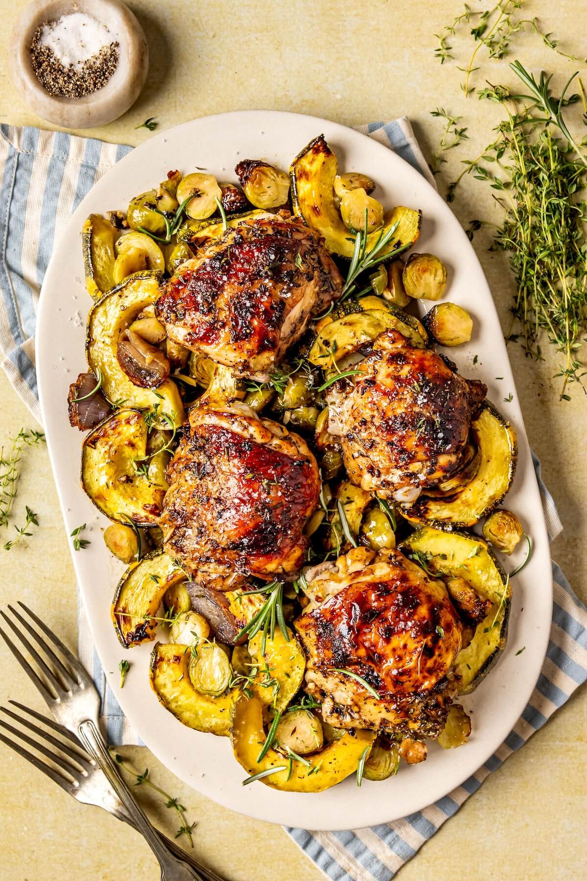 Sheet Pan Harvest Chicken and Veggies - Olivia Adriance