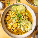 Loaded Veggie Salsa Verde Chicken Chili - Olivia Adriance