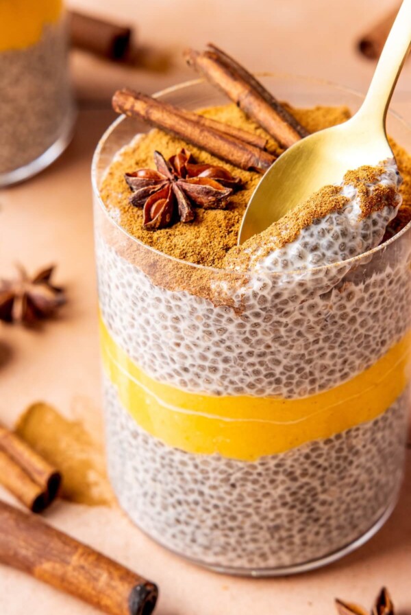 Pumpkin Cream Chia Pudding - Olivia Adriance