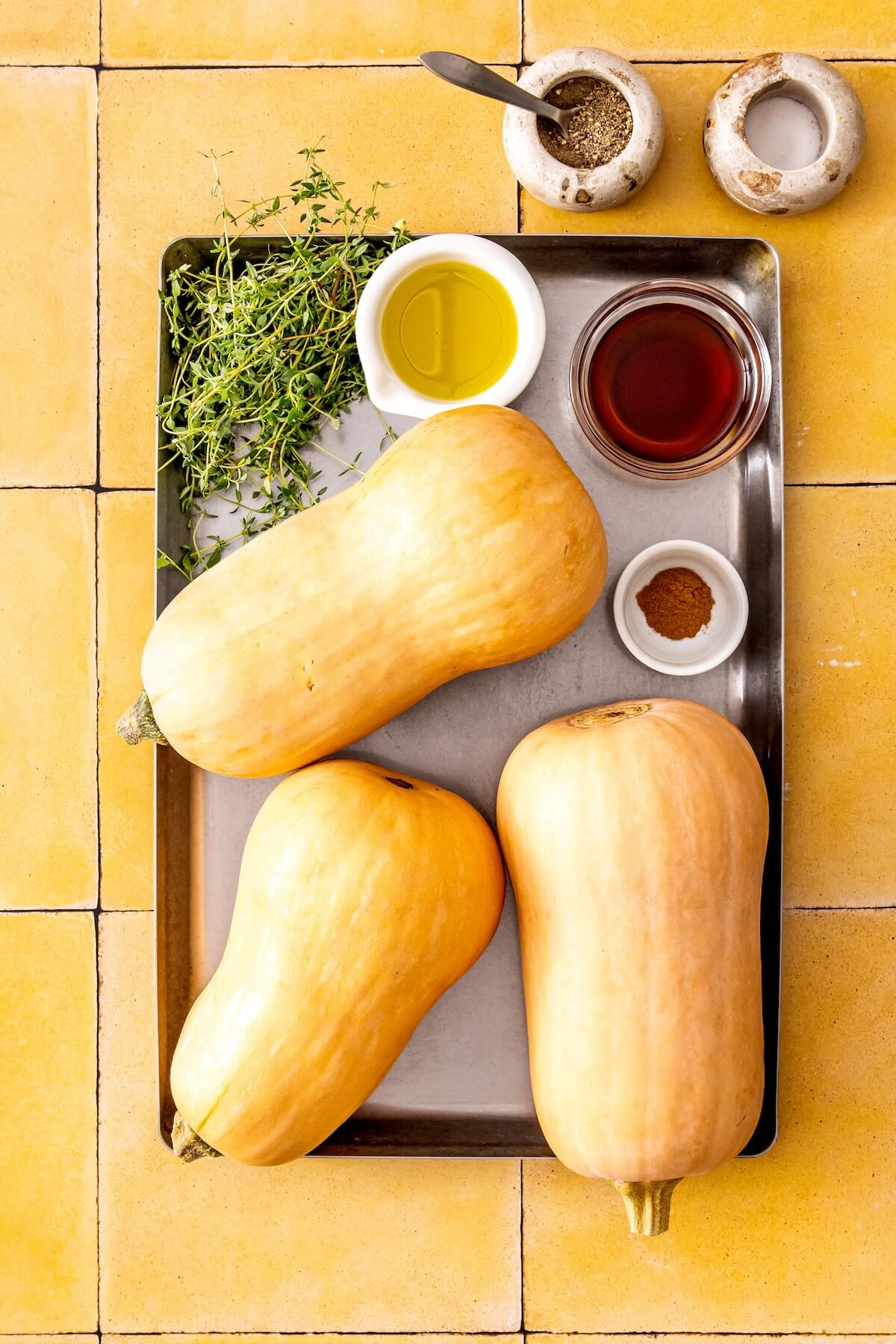 Maple Roasted Honeynut Squash Ingredients - Olivia Adriance