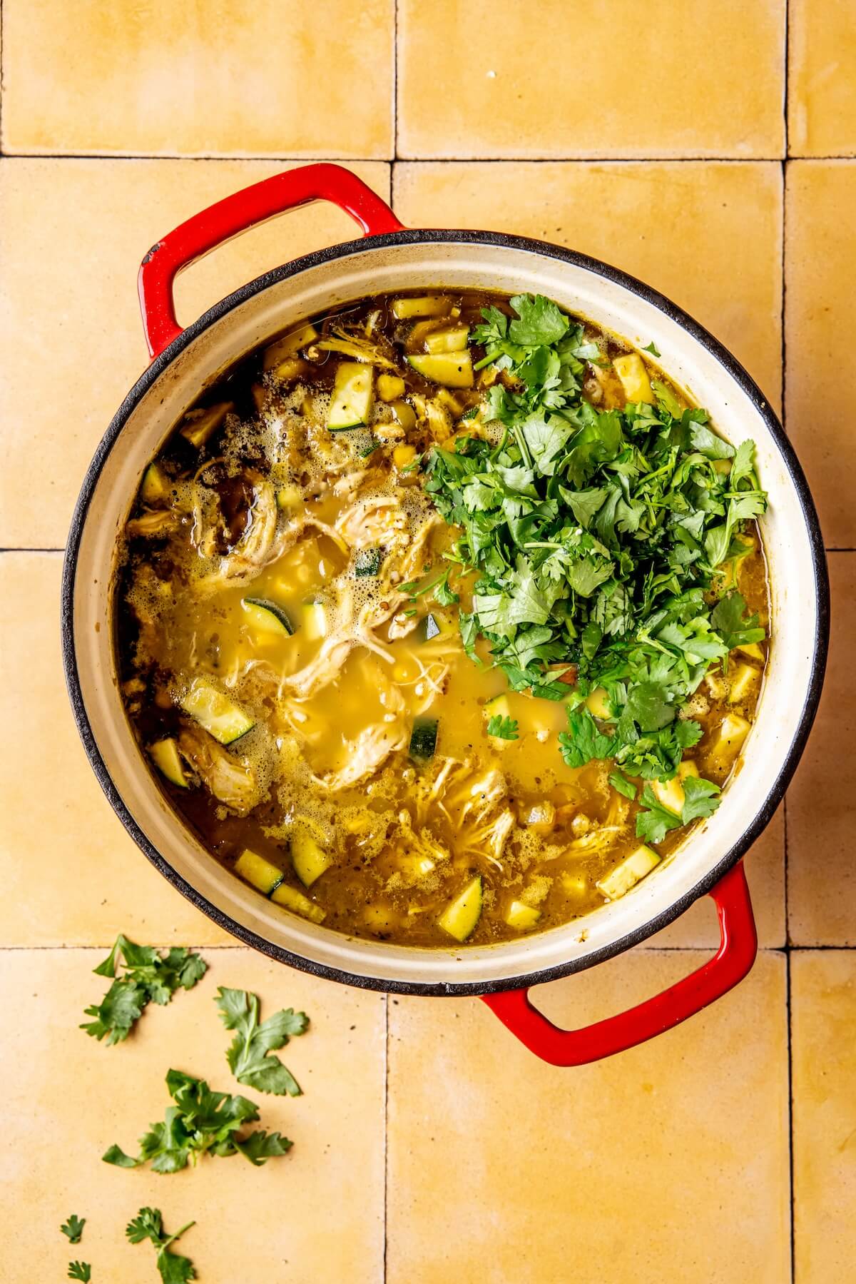 How to Make Loaded Veggie Salsa Verde Chicken Chili Step 6 - Olivia Adriance