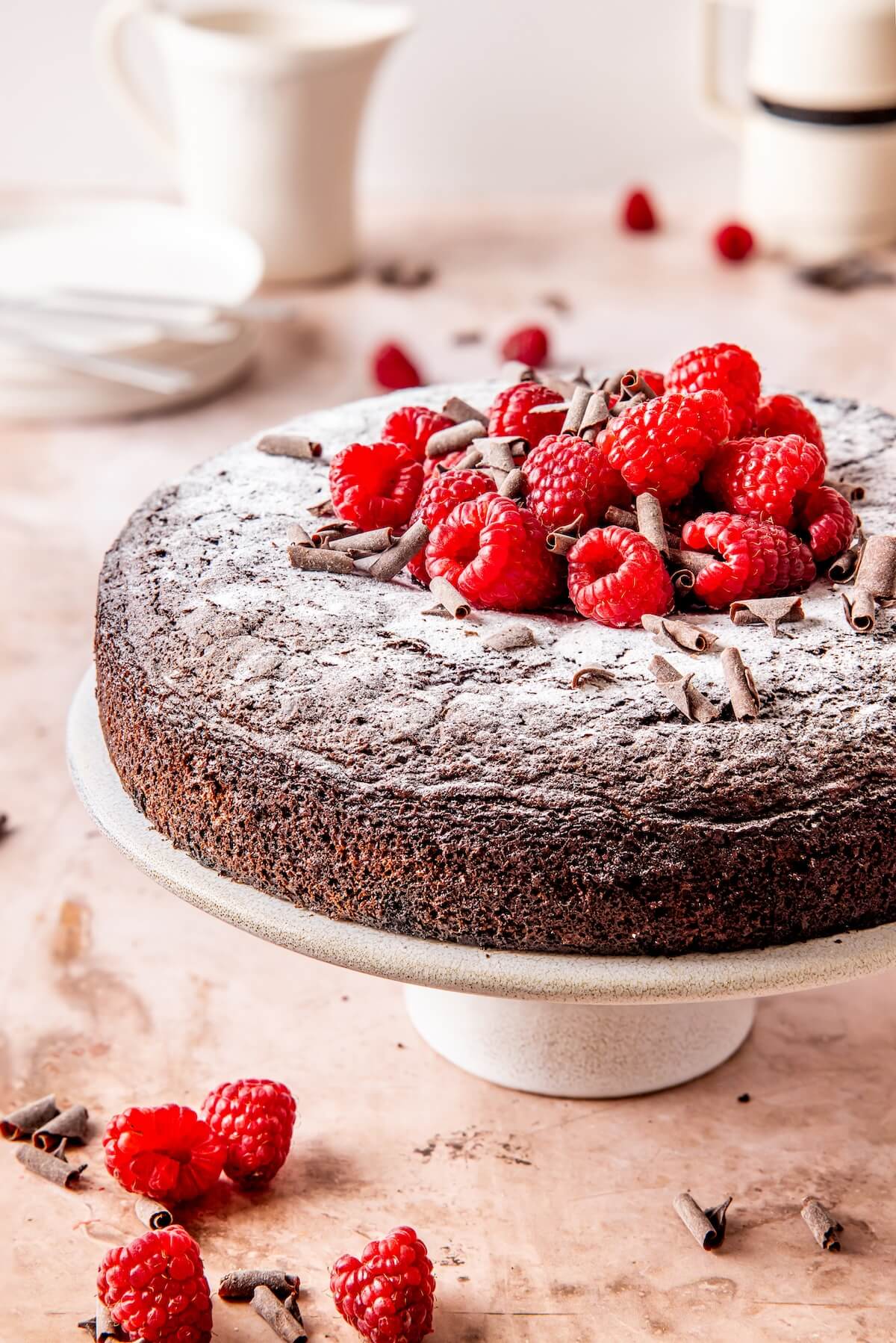 DF, GF, Refined-Sugar Free Chocolate Cake - Olivia Adriance