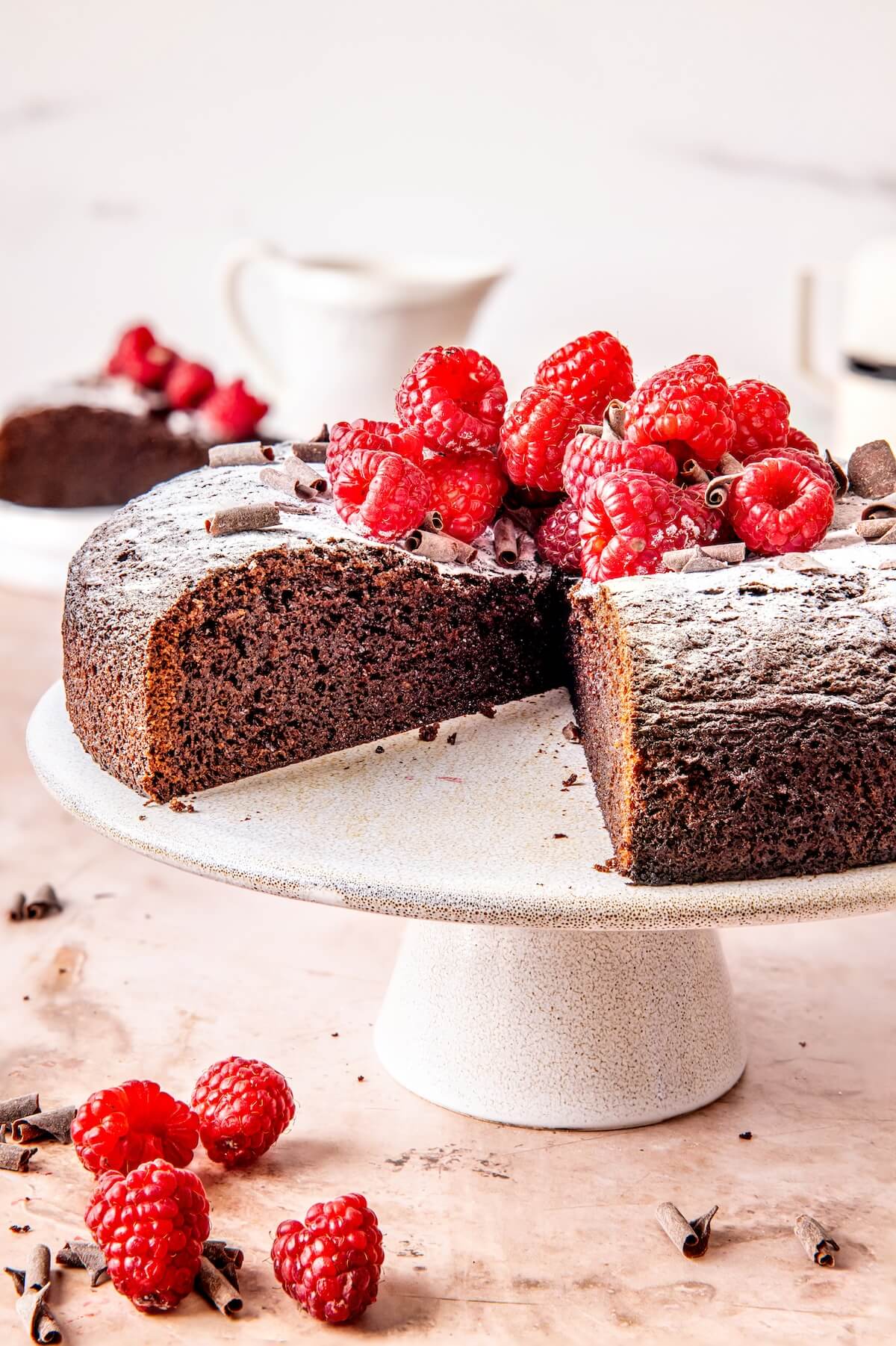 DF, GF, Refined-Sugar Free Chocolate Cake - Olivia Adriance