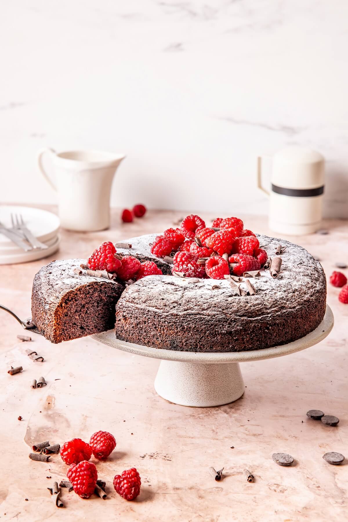 DF, GF, Refined-Sugar Free Chocolate Cake - Olivia Adriance