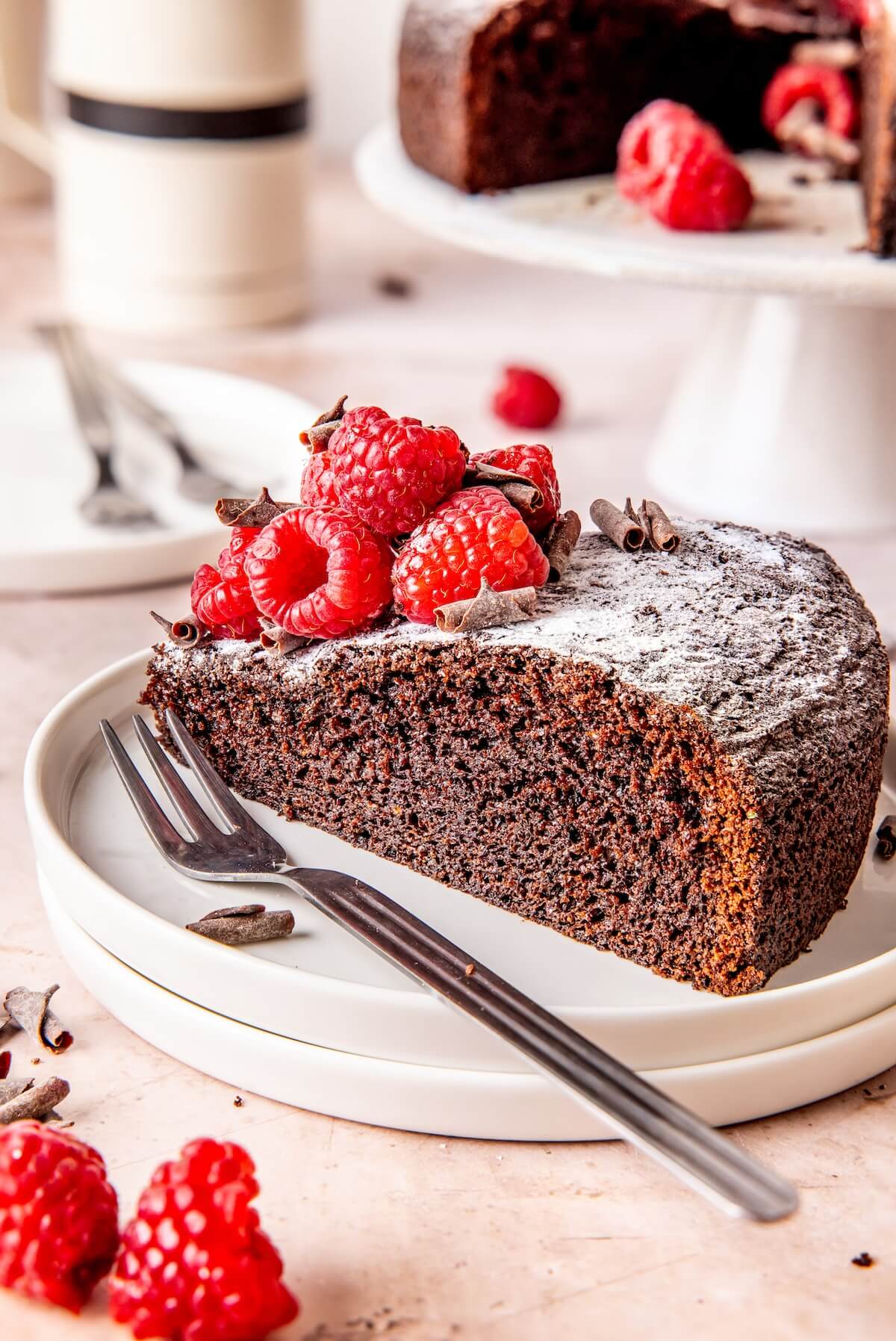 DF, GF, Refined-Sugar Free Chocolate Cake - Olivia Adriance