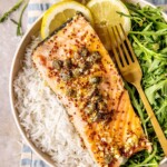 Zesty Garlic Salmon with Capers - Olivia Adriance