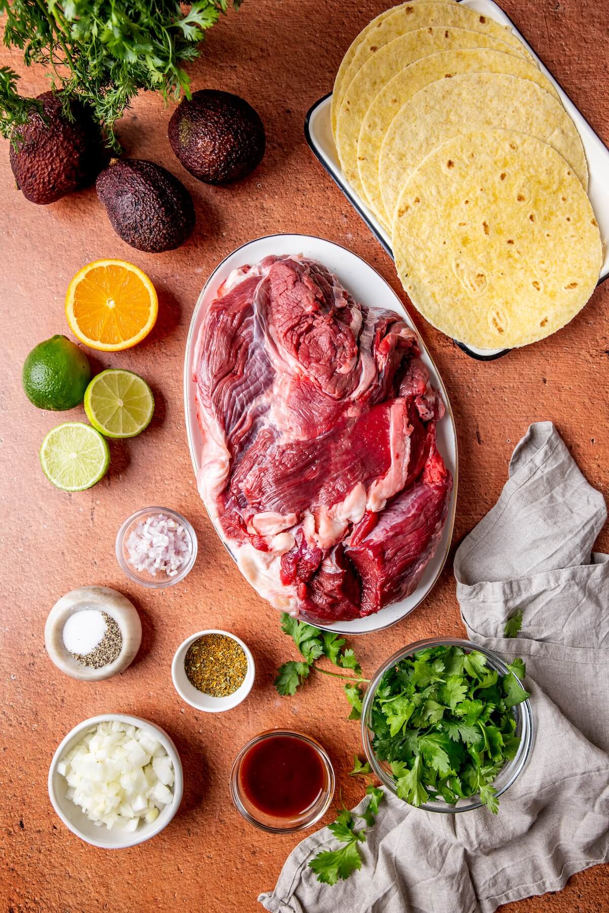 Viral Chuck Roast Tacos Ingredients - Olivia Adriance