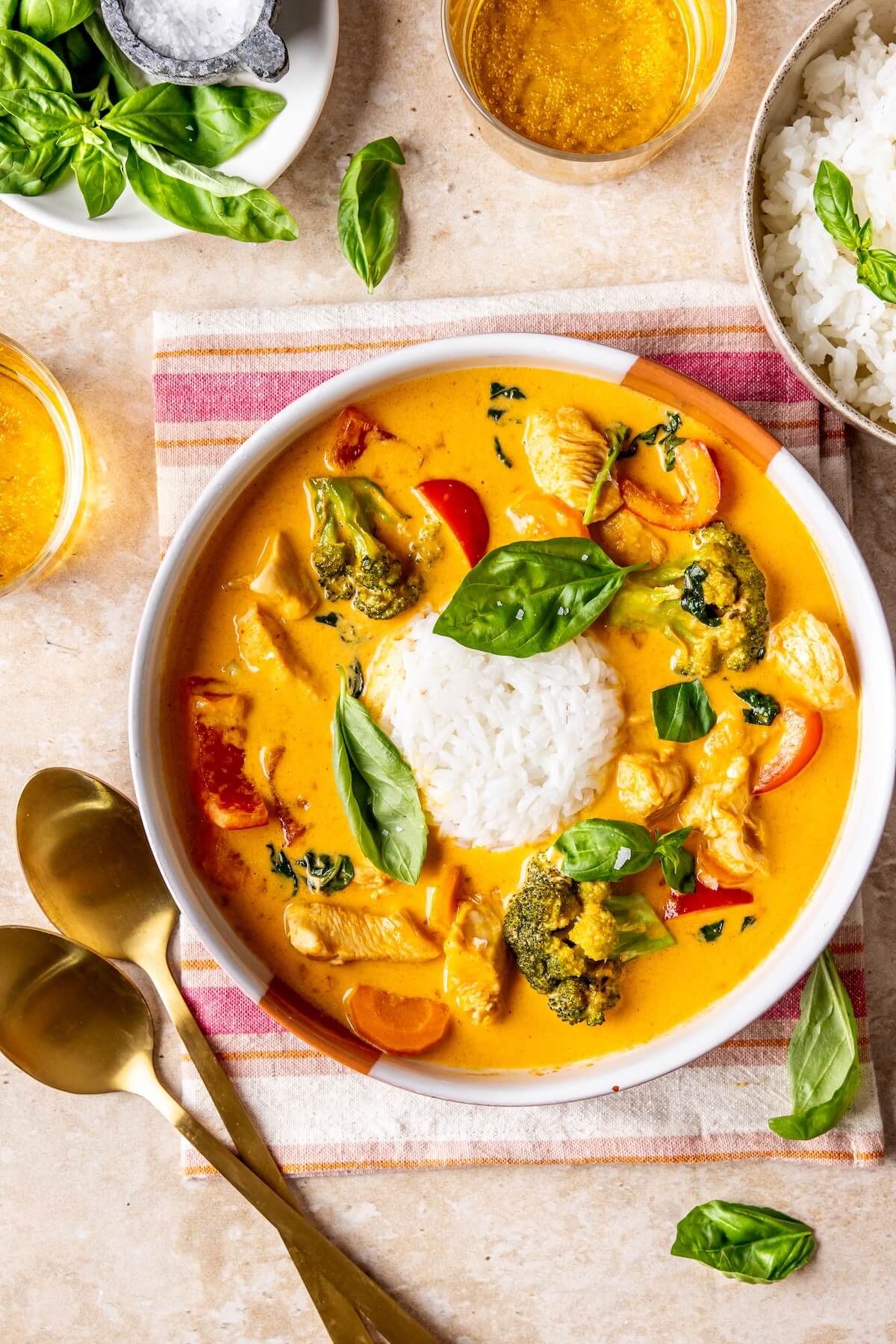 Thai Red Curry with Chicken - Olivia Adriance