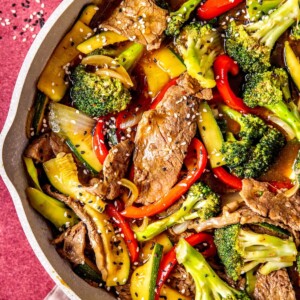 Saucy Skirt Steak Stir Fry - Olivia Adriance