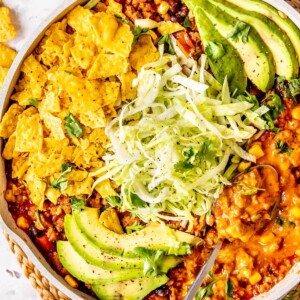 Ground Beef Taco Skillet - Olivia Adriance